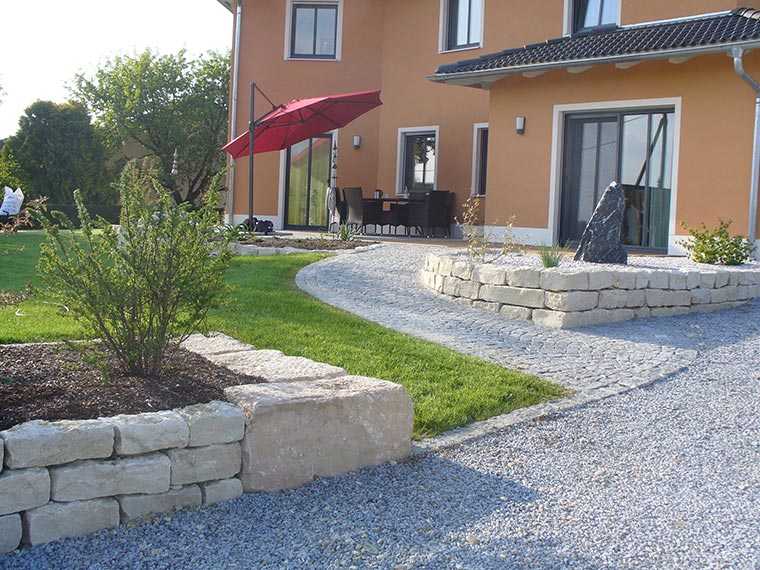 Gartengestaltung mit Naturstein
