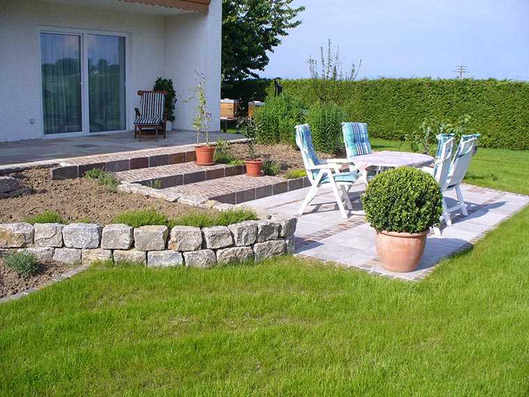 Naturstein im Garten