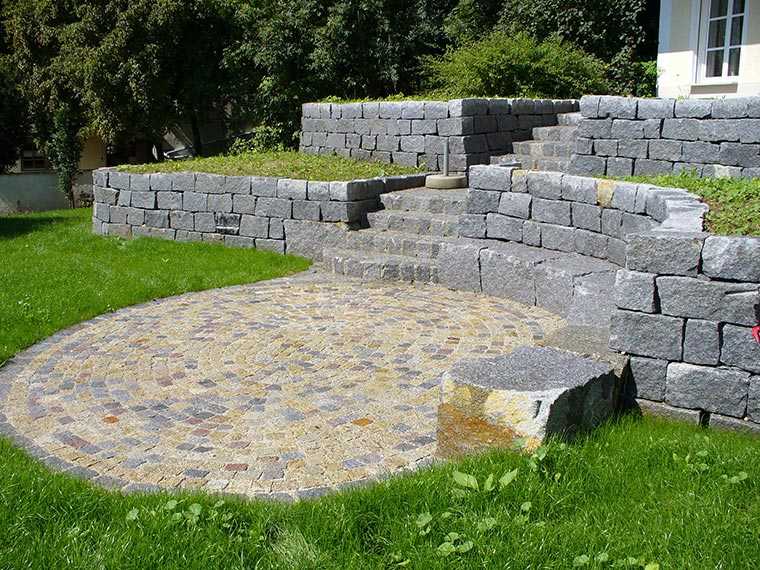 Granit-Kleinstein-gemischt