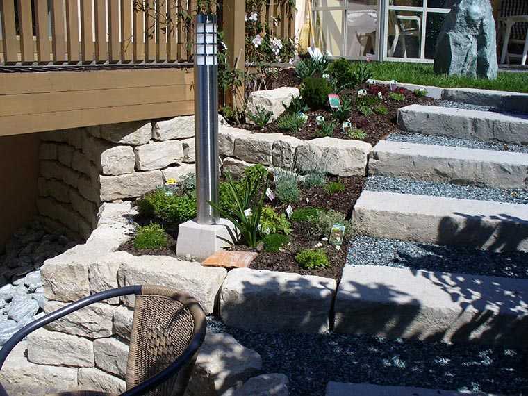 Gestaltung mit Stein