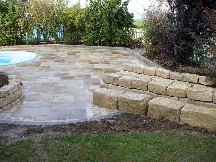 Verschiedene Natursteine