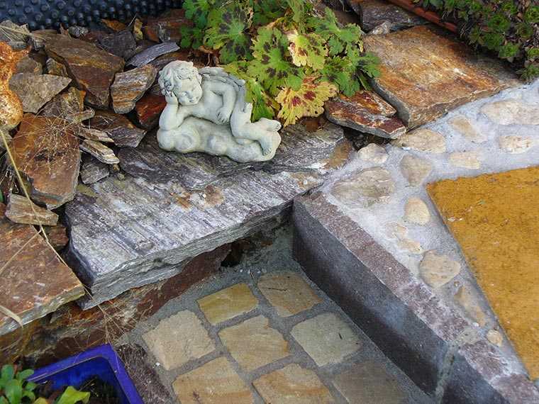 Verschiedene Natursteine