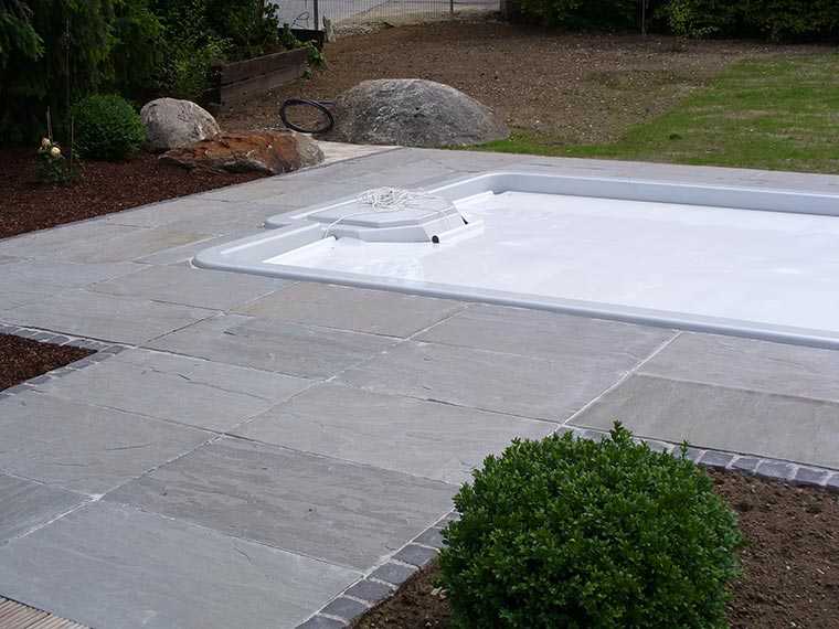 Sandstein-Grey-gespalten